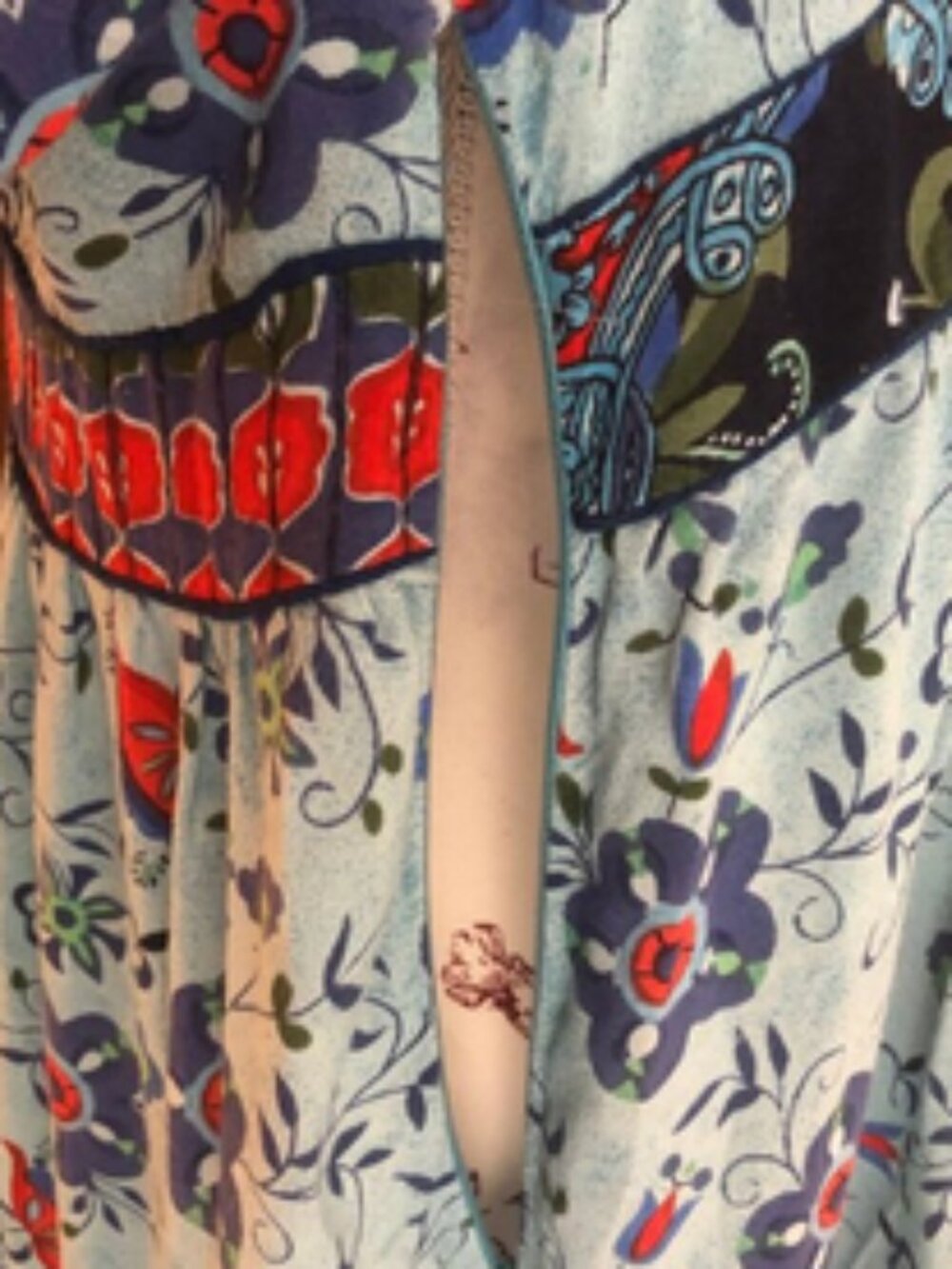 Vintage Mainstreet Blues Boho Maxi Dress - Picture 11 of 13